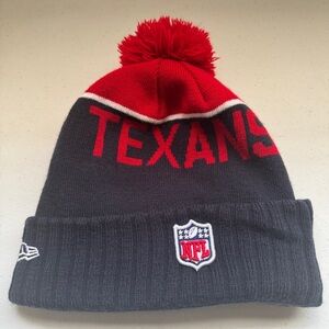 NFL Authentic New Era Houston Texans Cold Weather Sport Knit Beanie Hat One Size